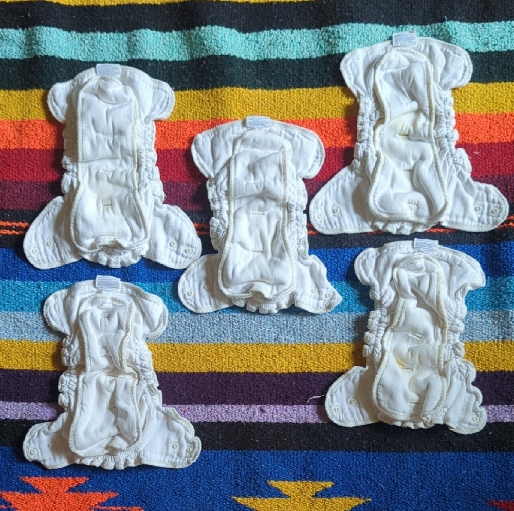 Esembly Size 1 Organic Cotton Reusable Diapers Inners